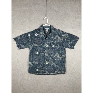 Columbia Men's Hawaiian Tropical‎ Cotton Outdoors Fishing Hiking Camp Shirt L
